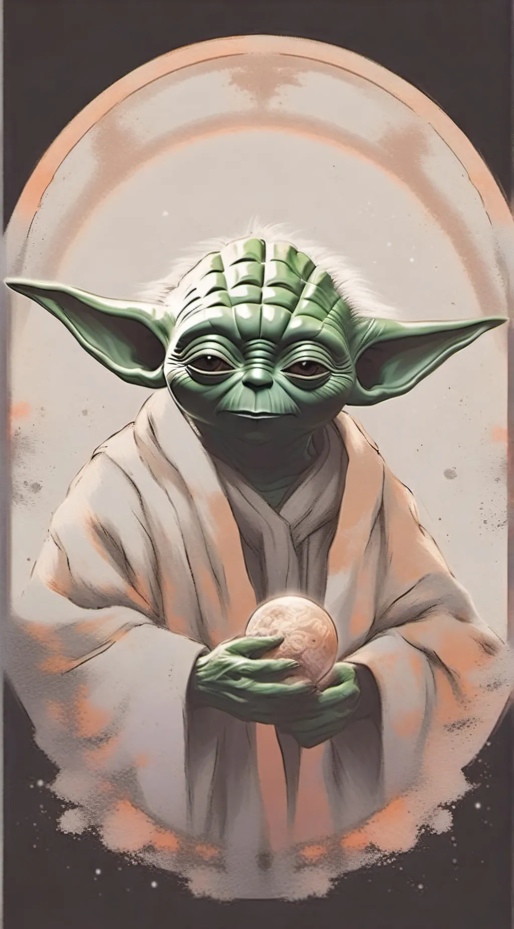 ai character: master yoda background