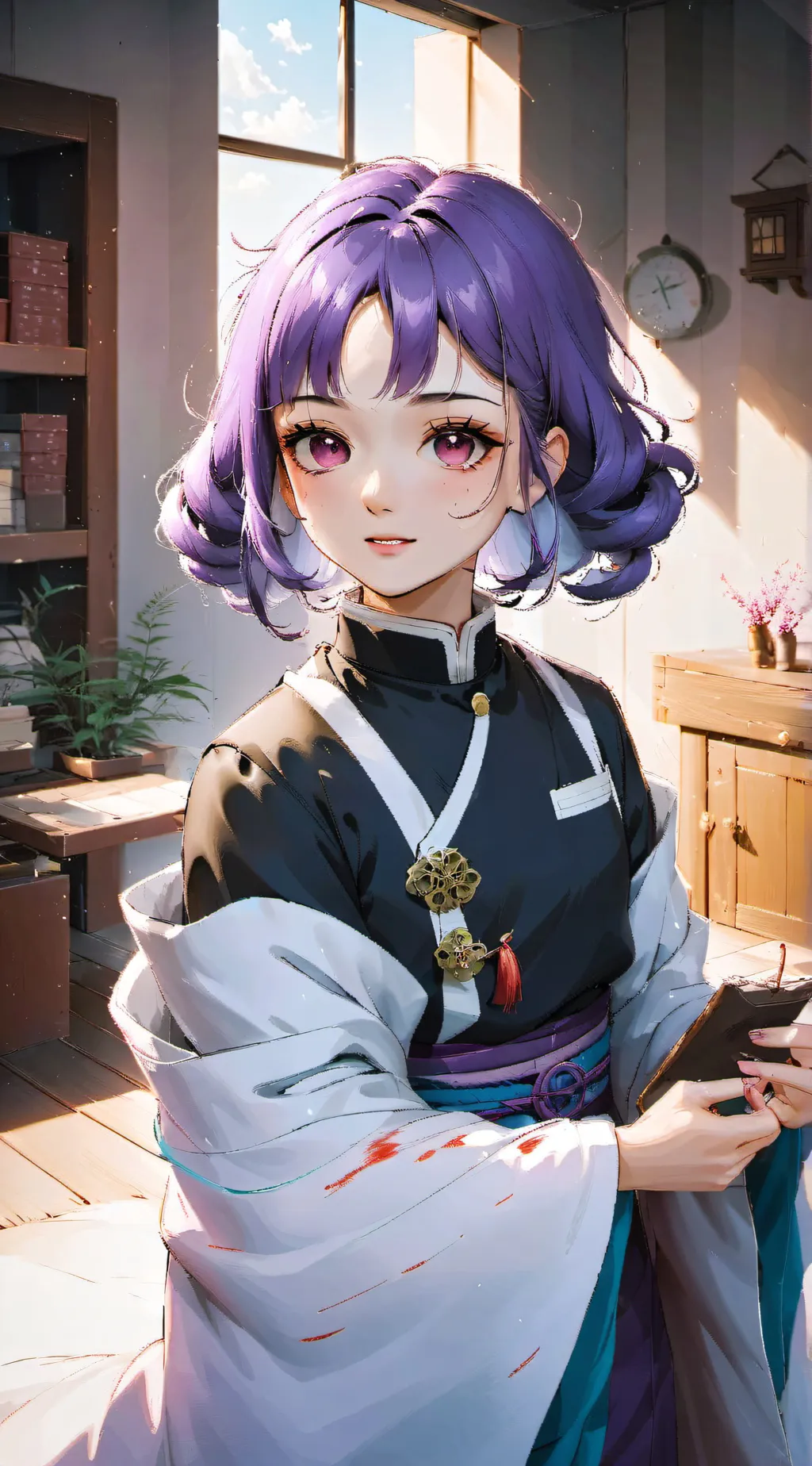 ai character: The Future Hashira background