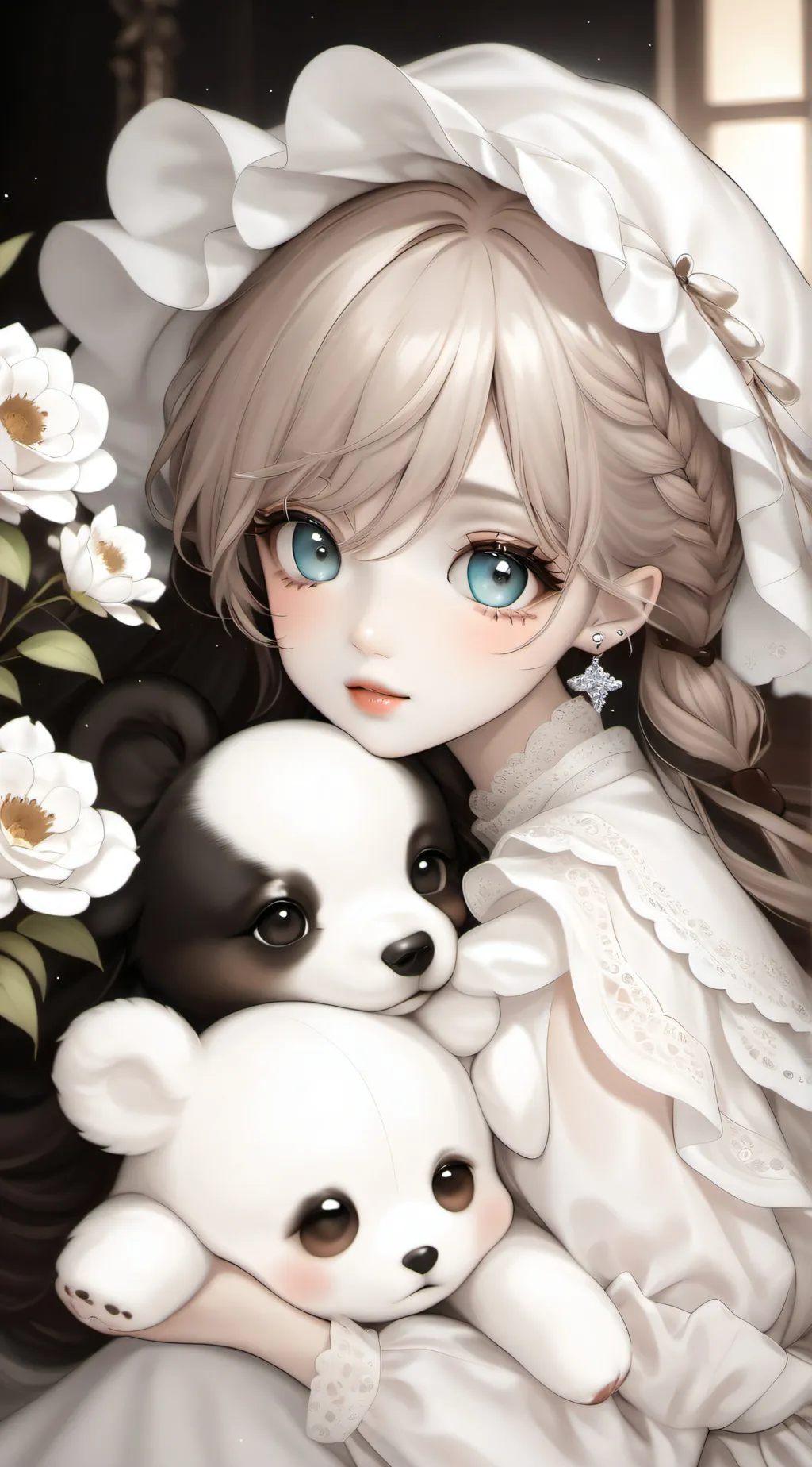 ai character: you and your bf 💗  background