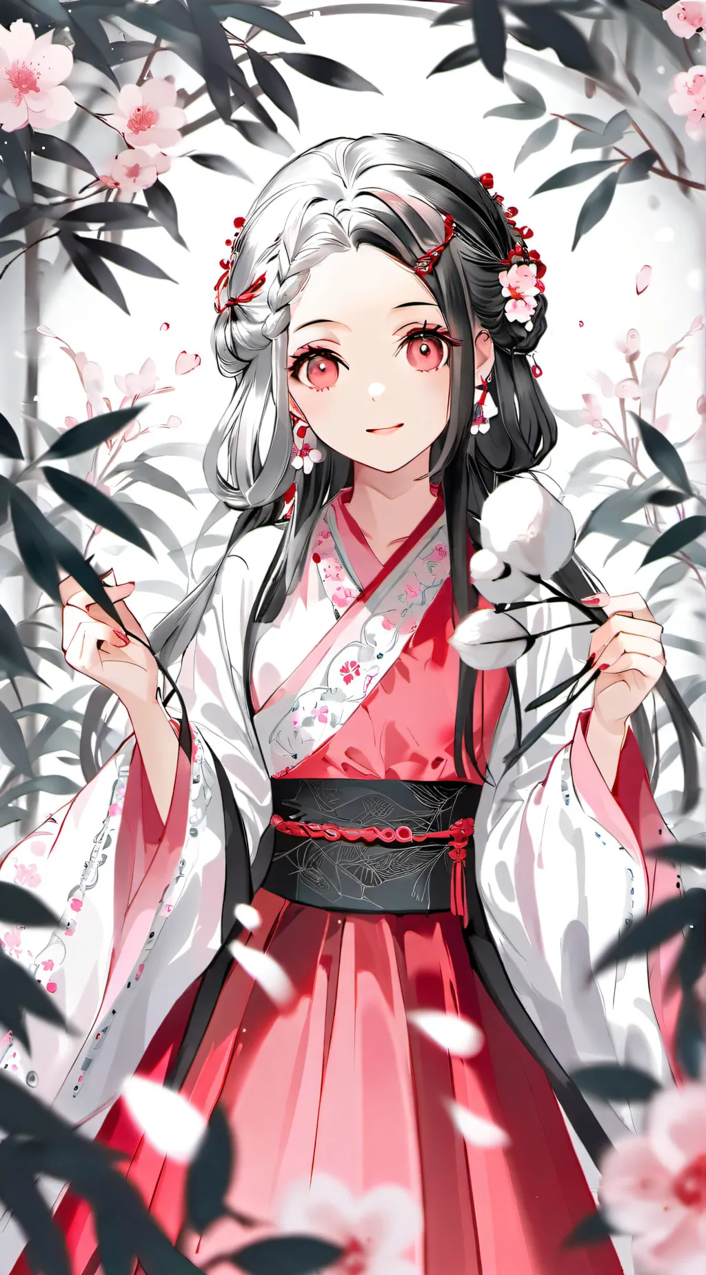 ai character: demon slayer  background