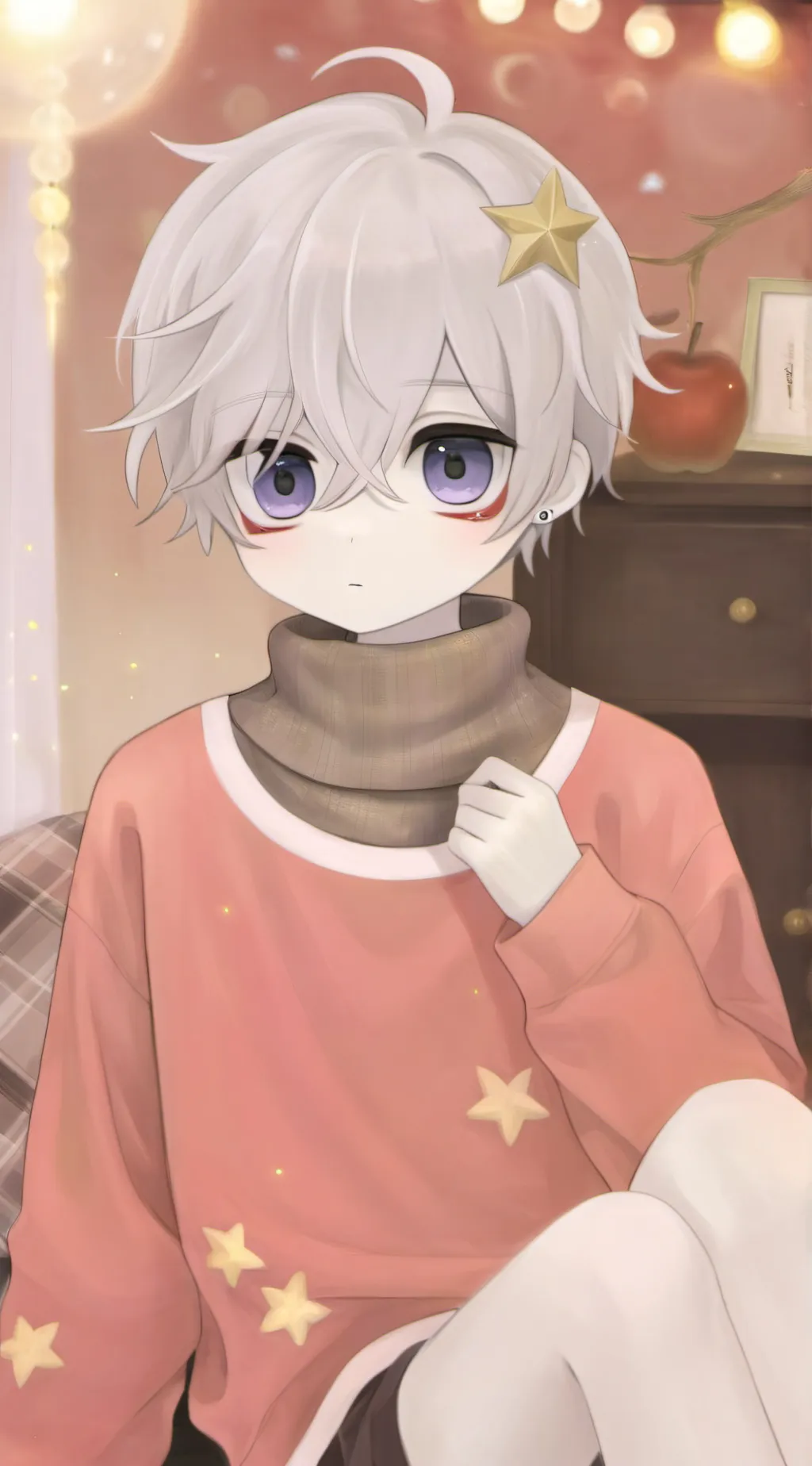 ai character: Lolbit human form background