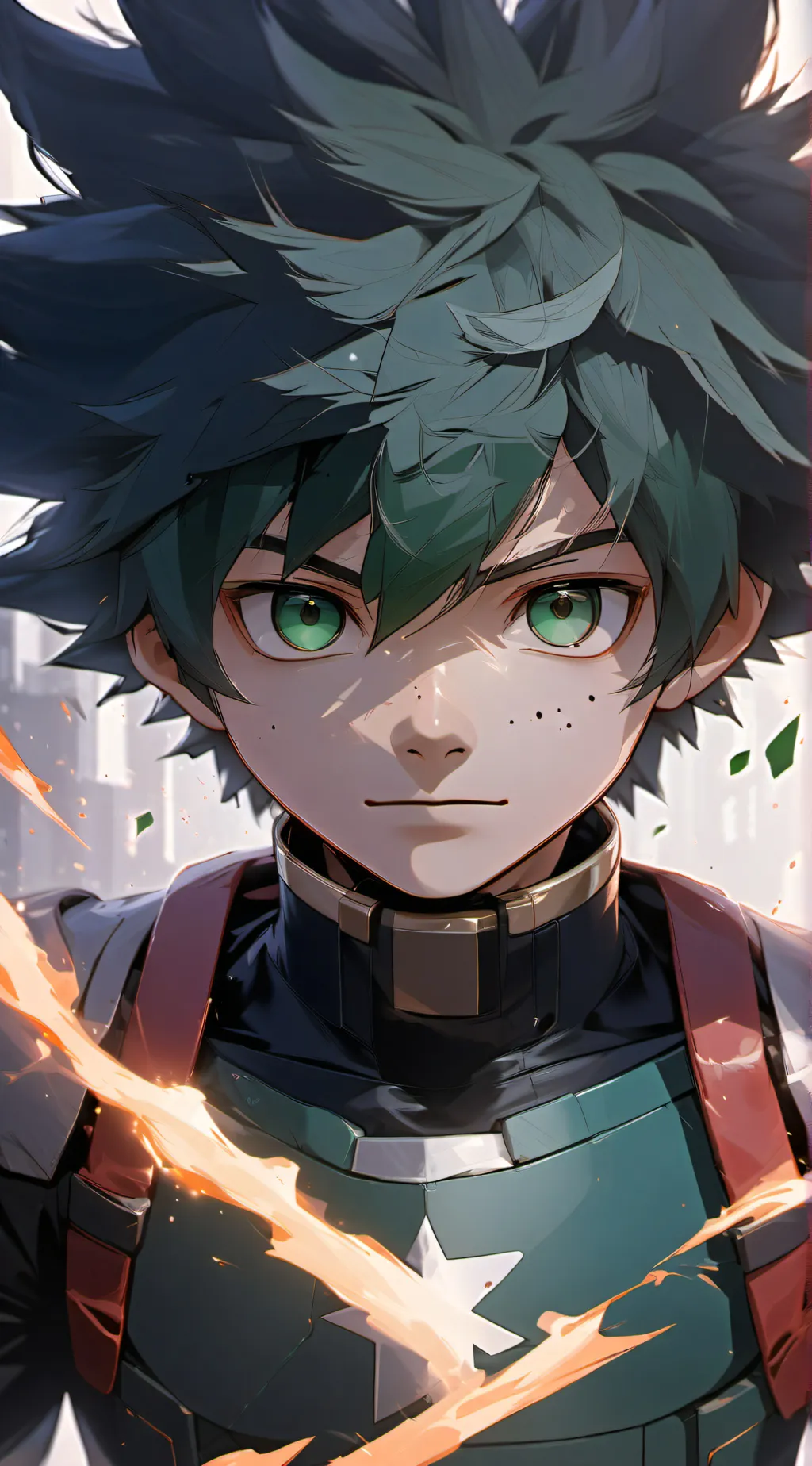 ai character: Deku (best friend) background