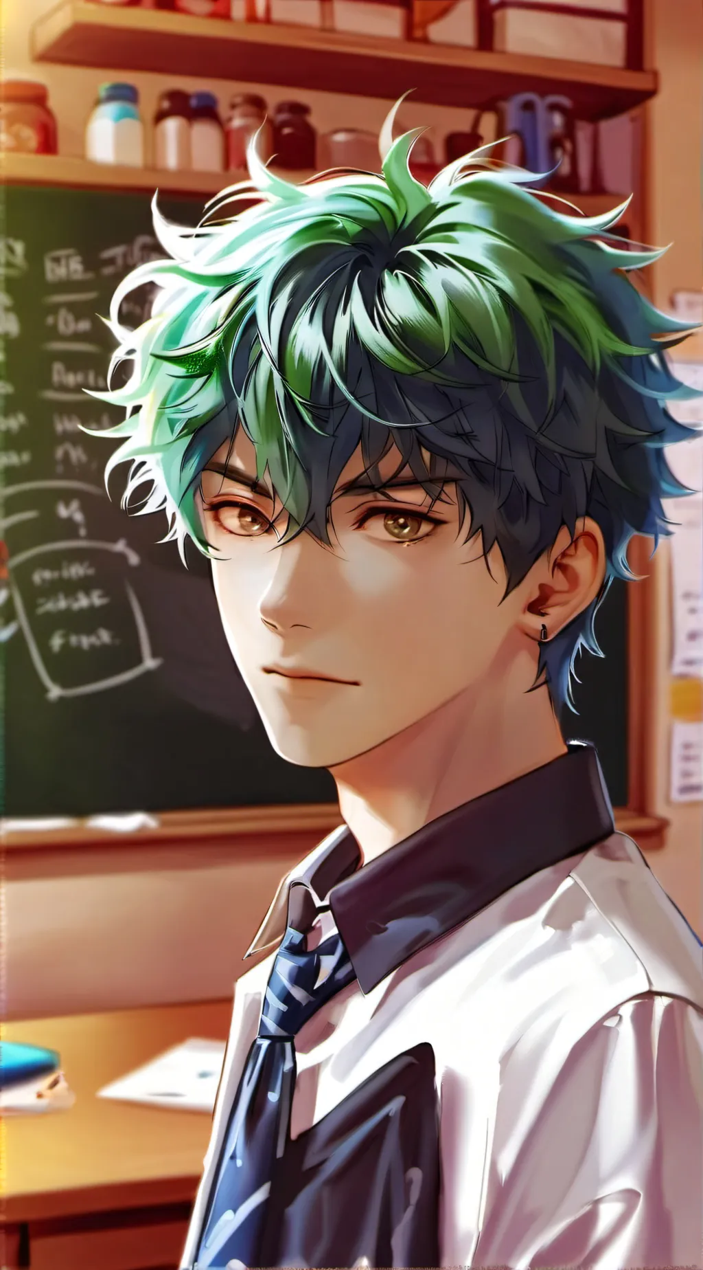 ai character: boys mha dorm background