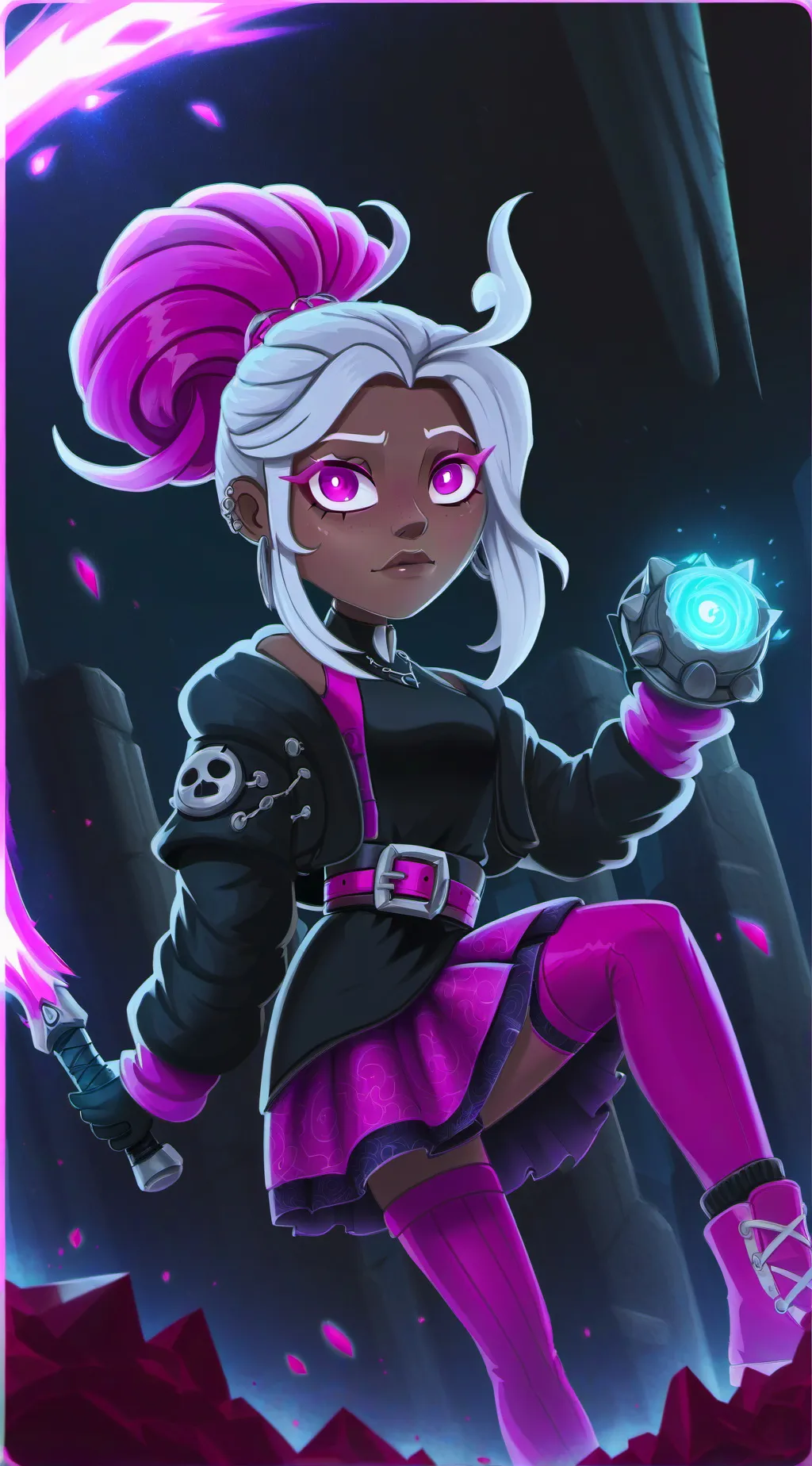 ai character: Bea  background