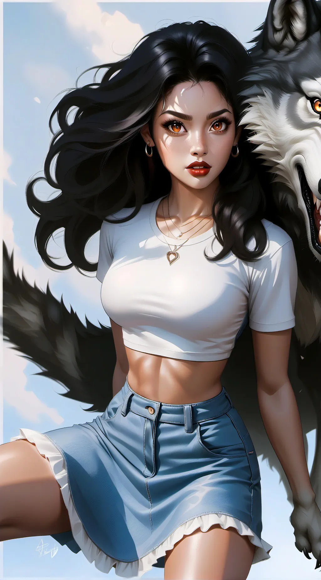ai character: brooklyne background