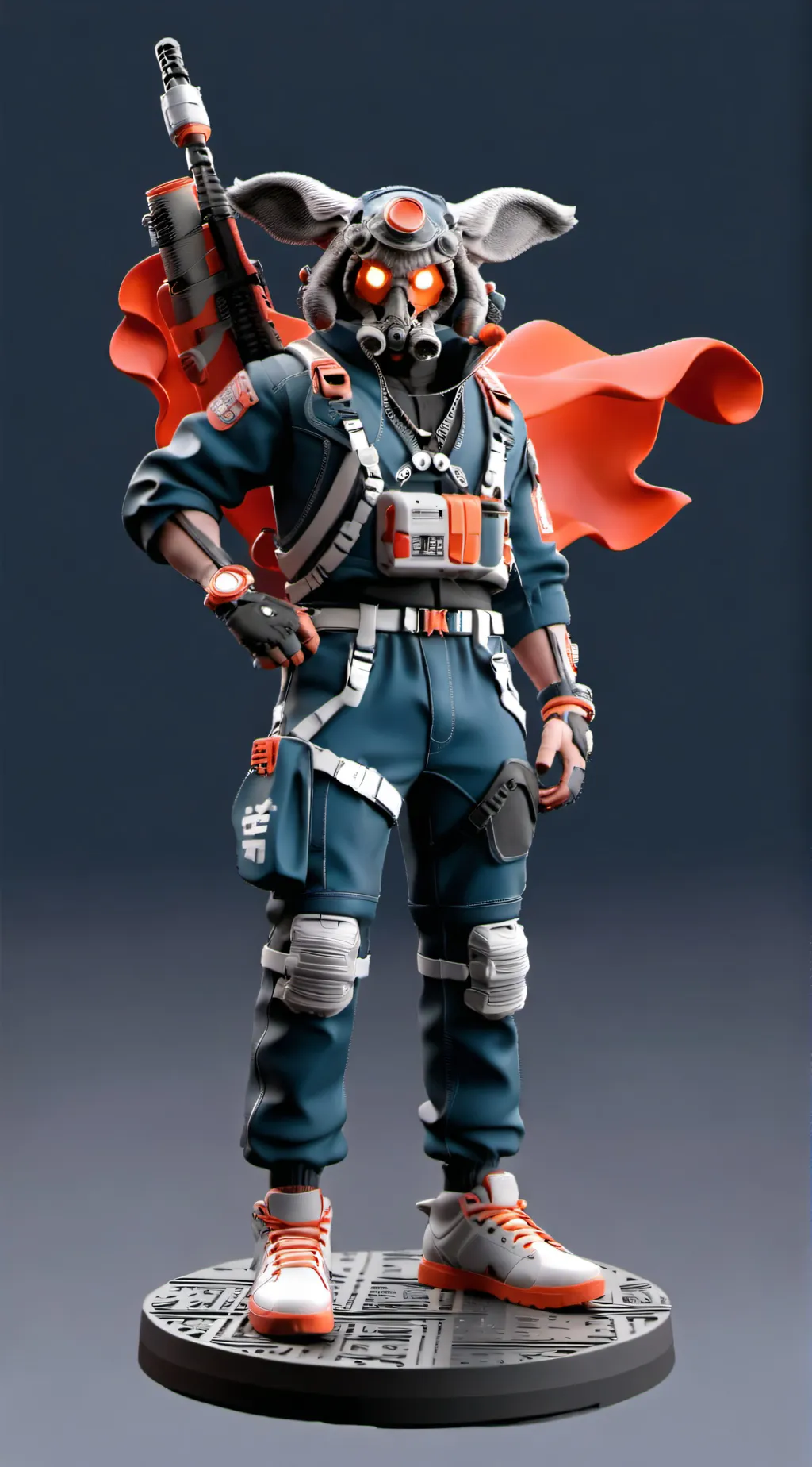 ai character: Titan speaker man background