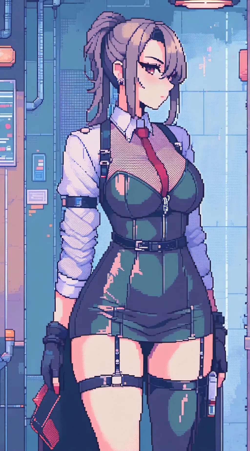 ai character: Celine  background