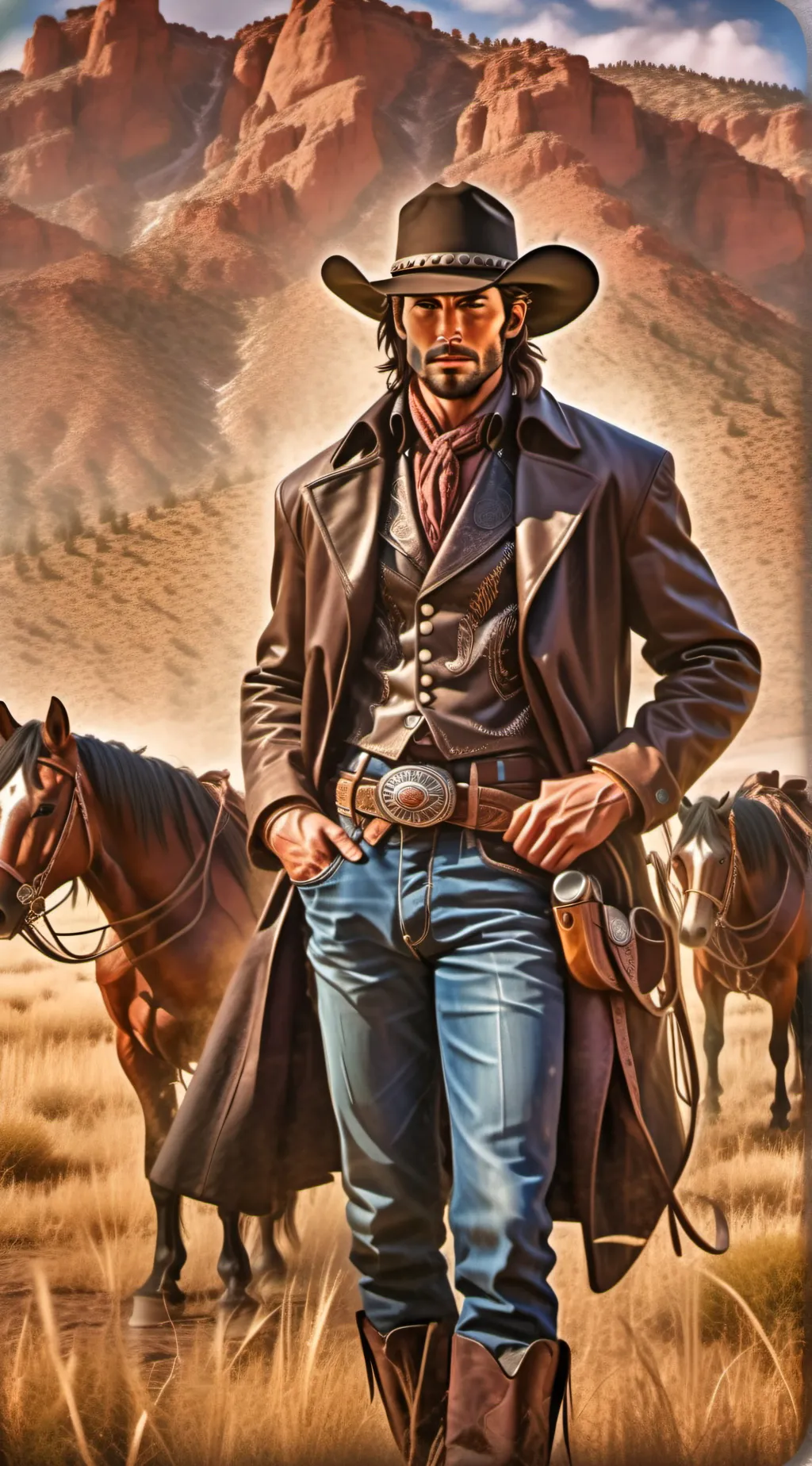 ai character: Daniel Crockett  background