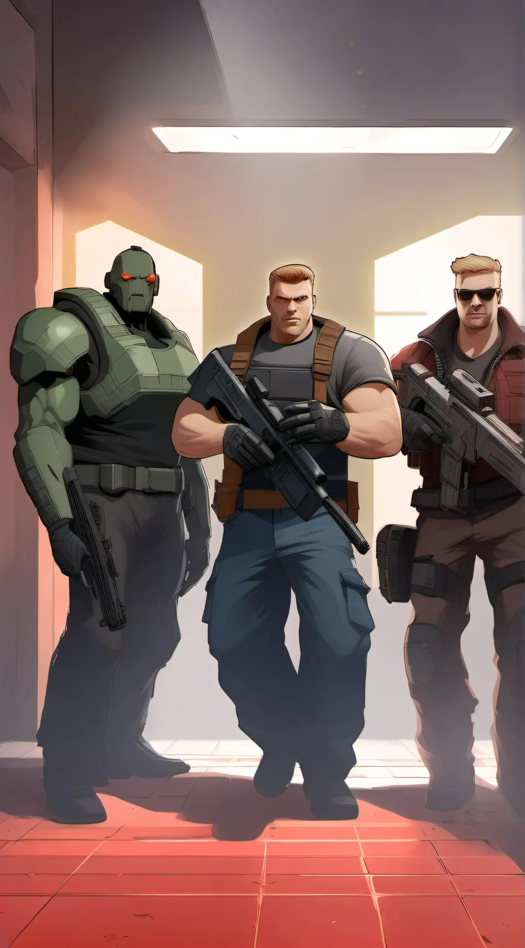 ai character: boomer shooters background