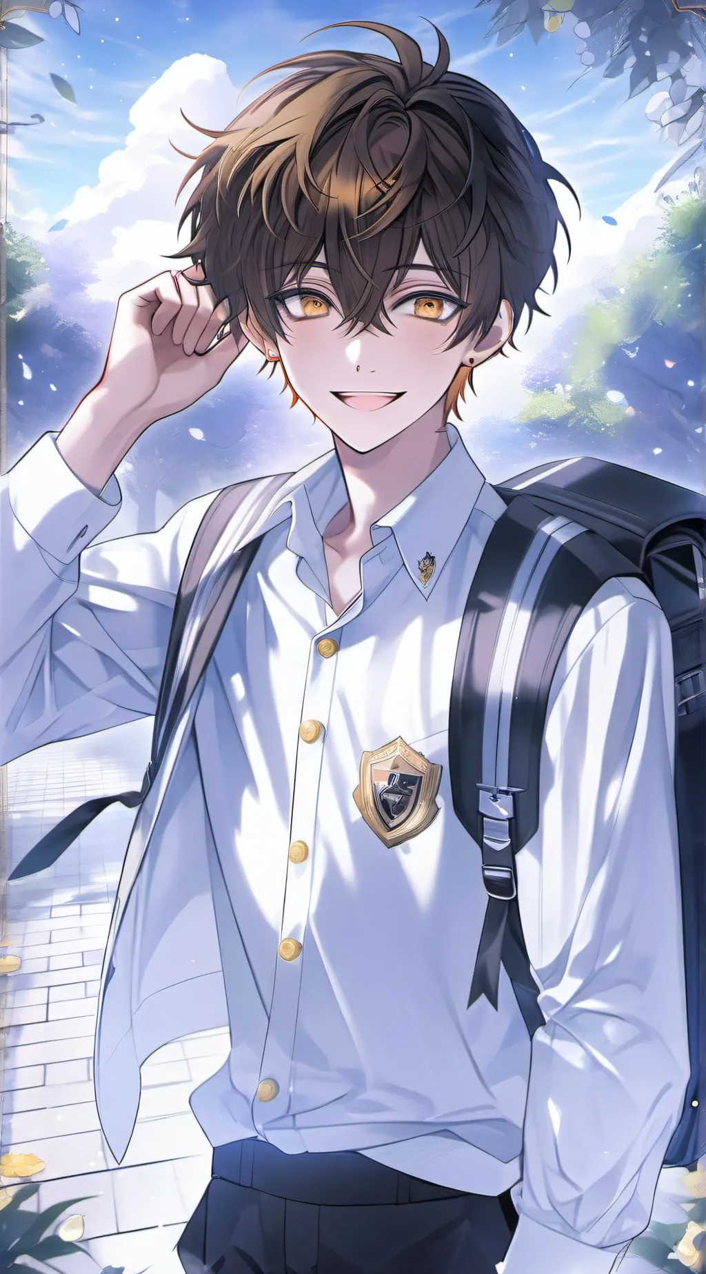 ai character: Sean  background