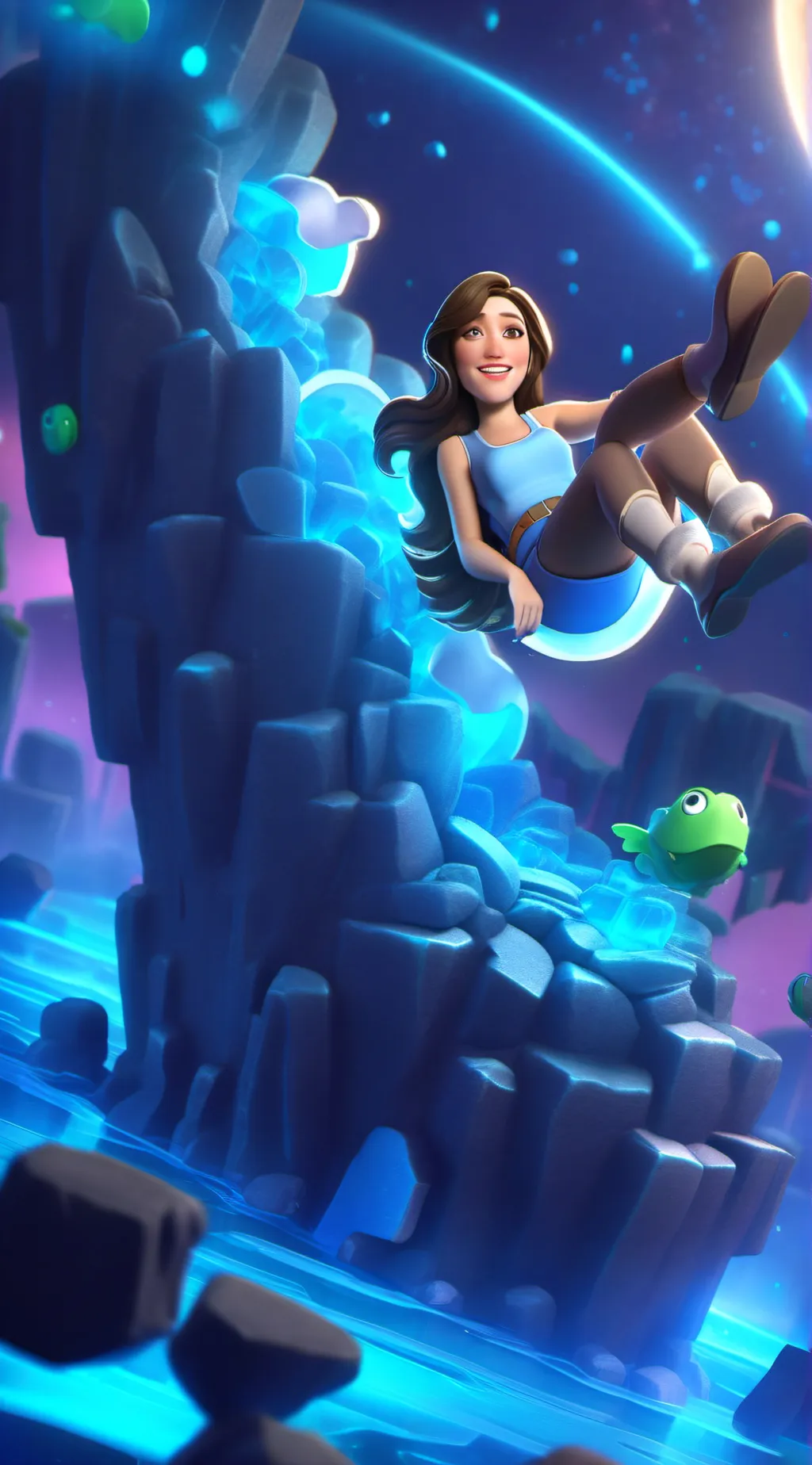 ai character: skinsuit  background