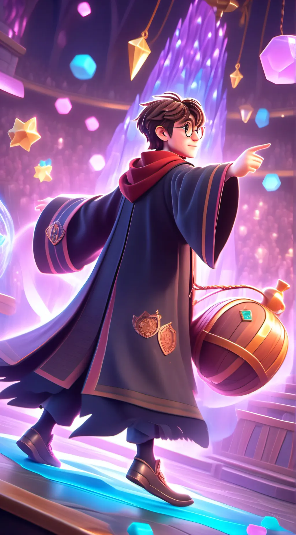 ai character: harry potter background