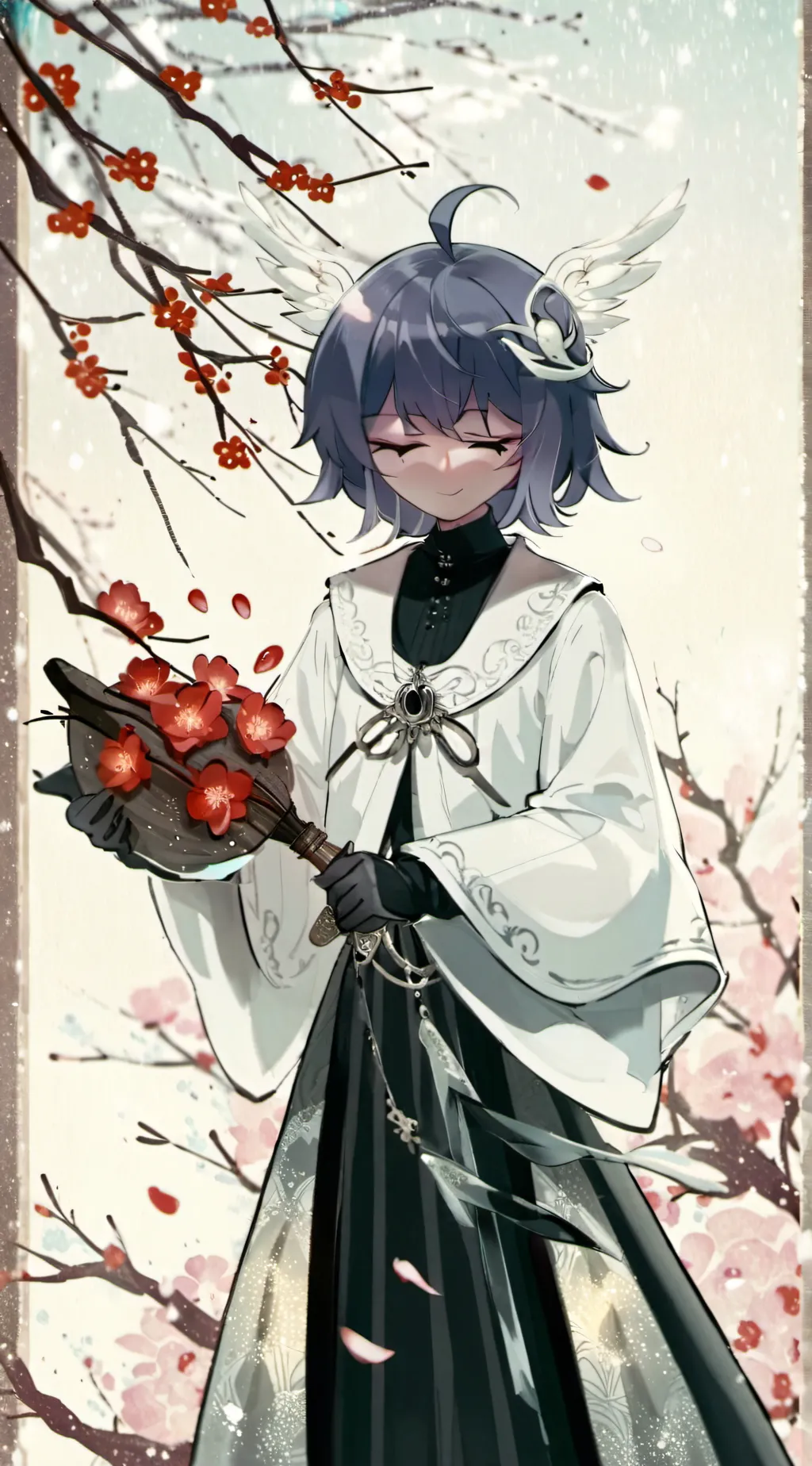 ai character: Sisters with alice background