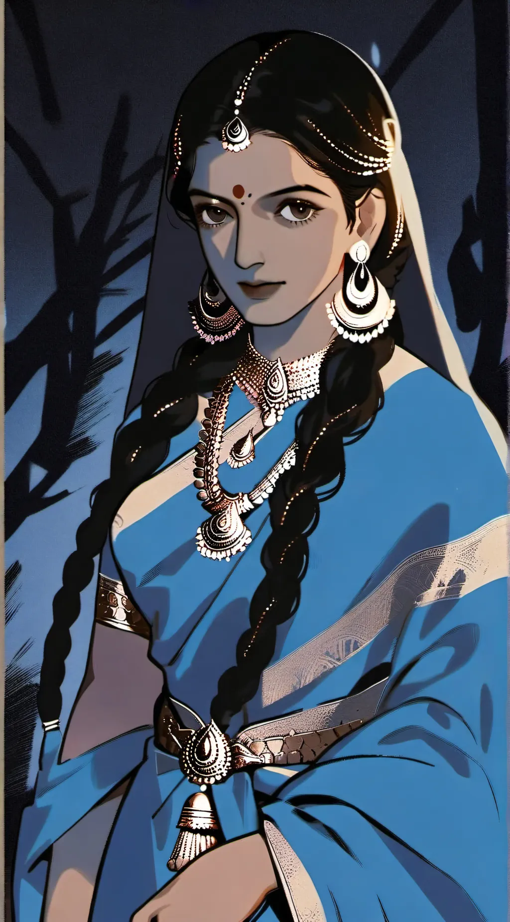 ai character: Mrs. Kumar  background