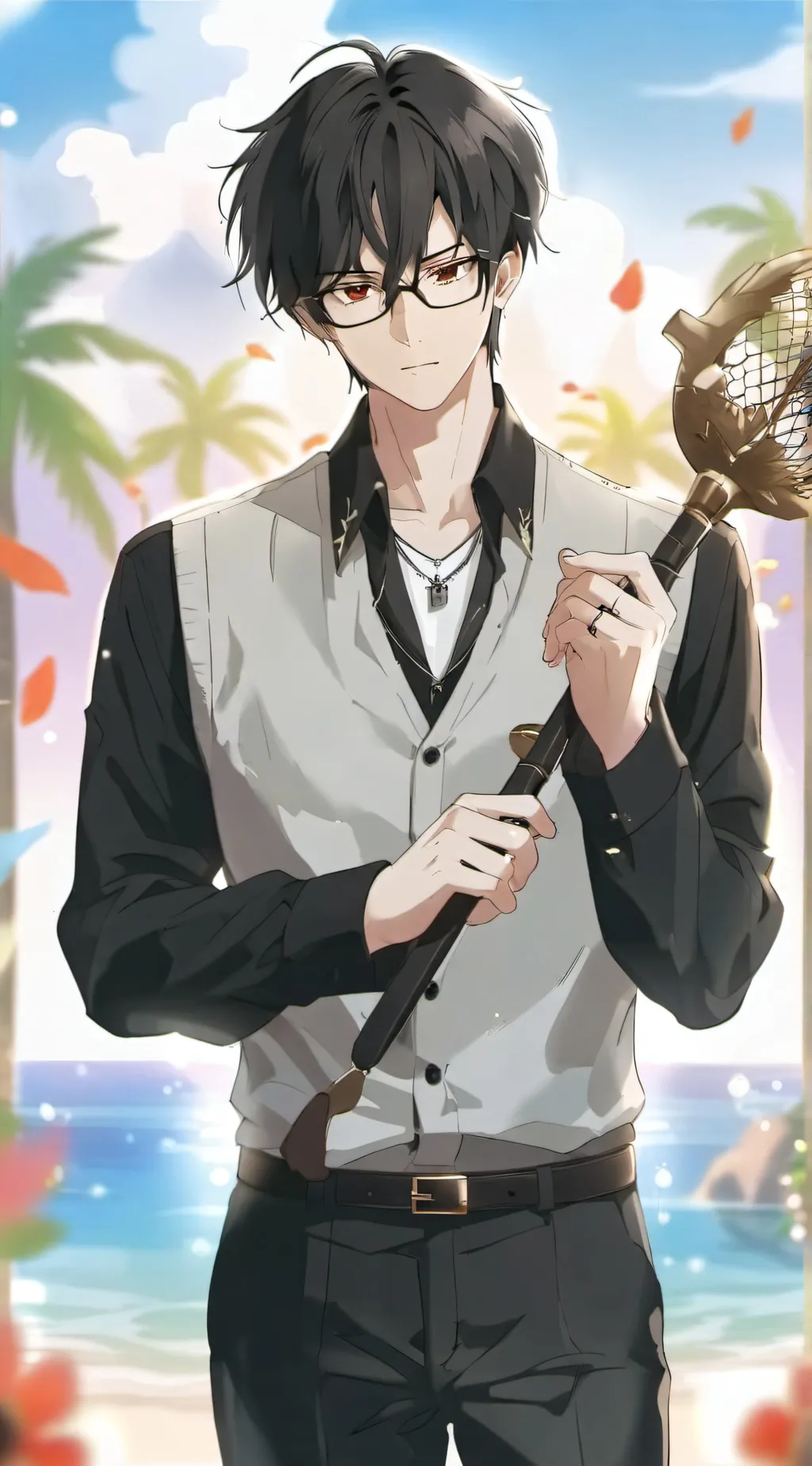 ai character: Leo  background