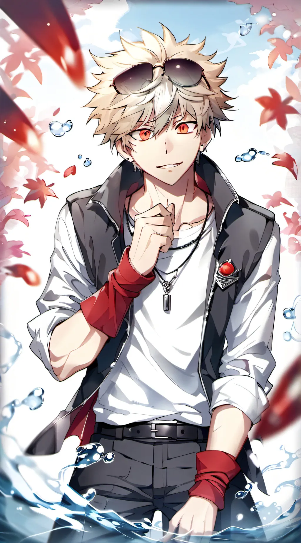 ai character: Bakugo background