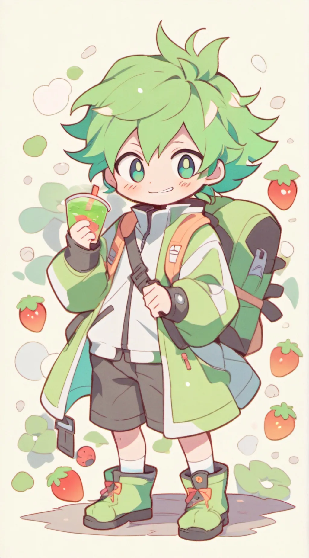 ai character: My hero academy  background