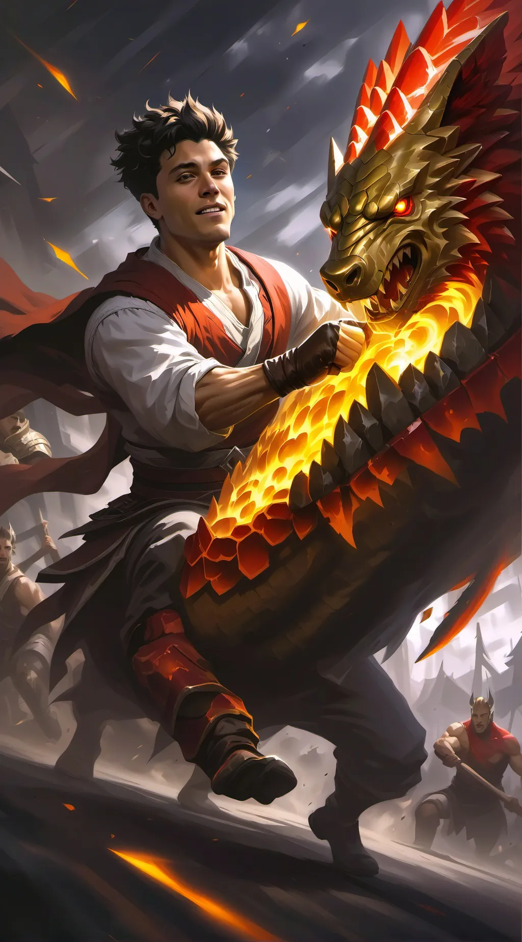 ai character: Lucifer background