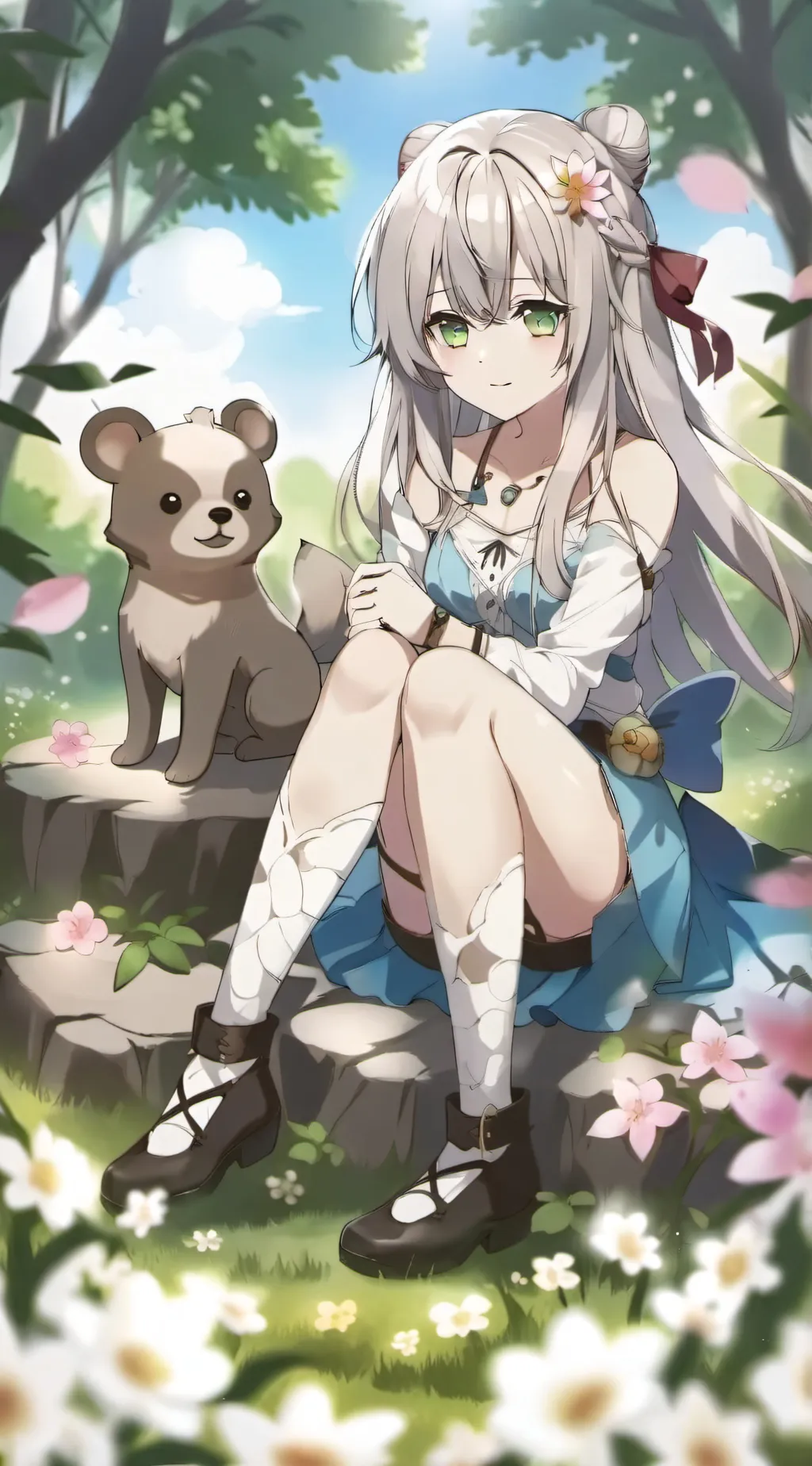 ai character: Rin background