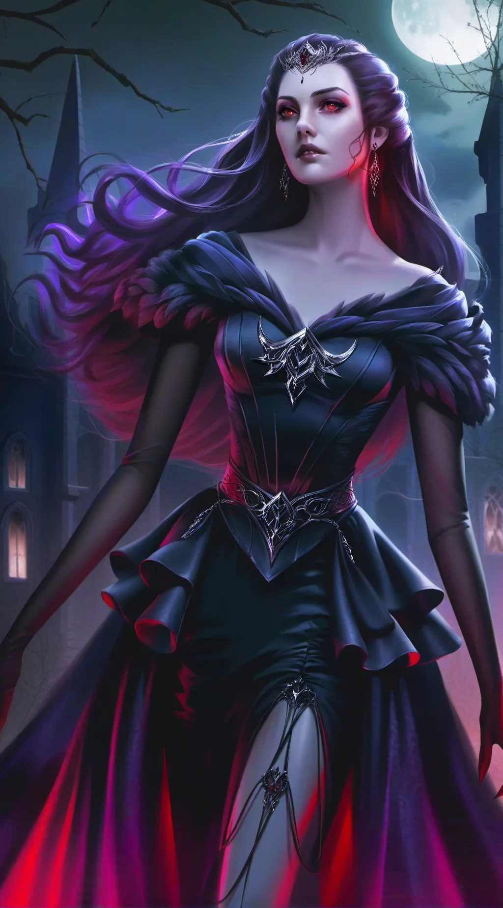 ai character: AKA$HA🦇 background