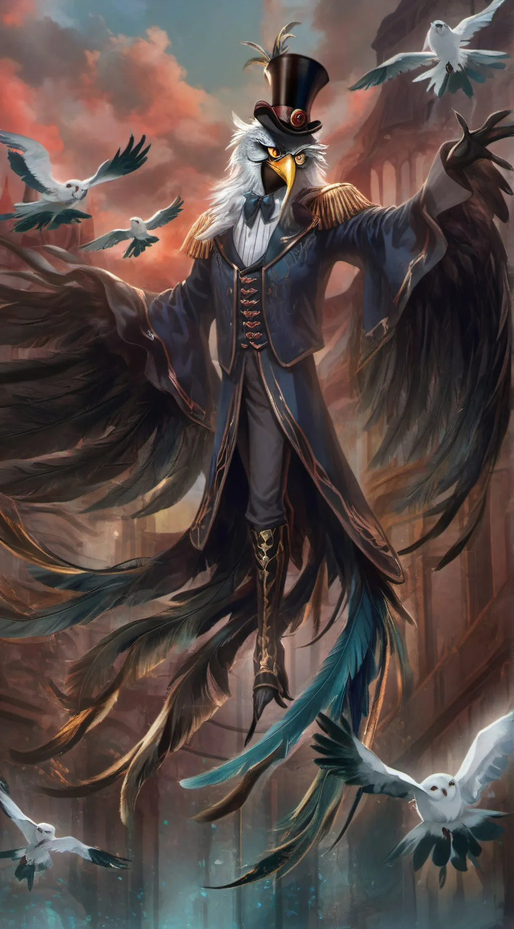 ai character: stolas background