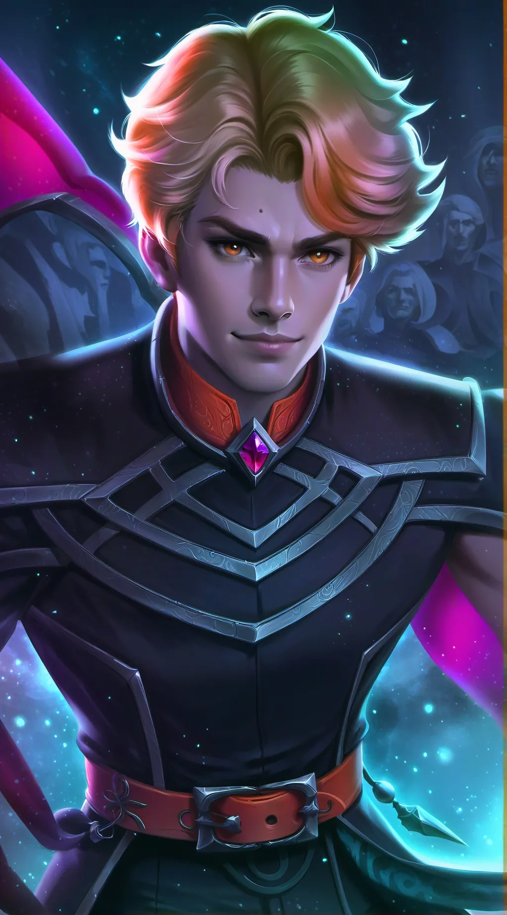 ai character: Bakugo  background