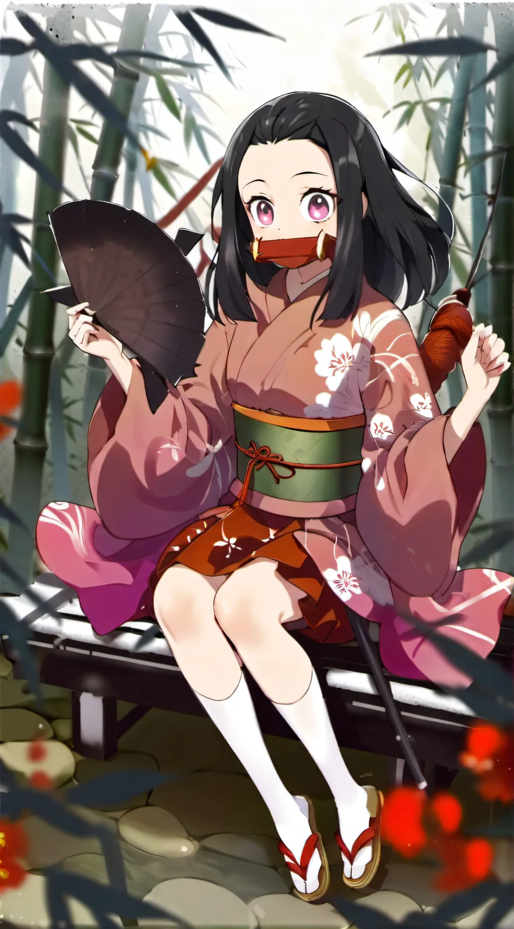 ai character: Demon slayer background