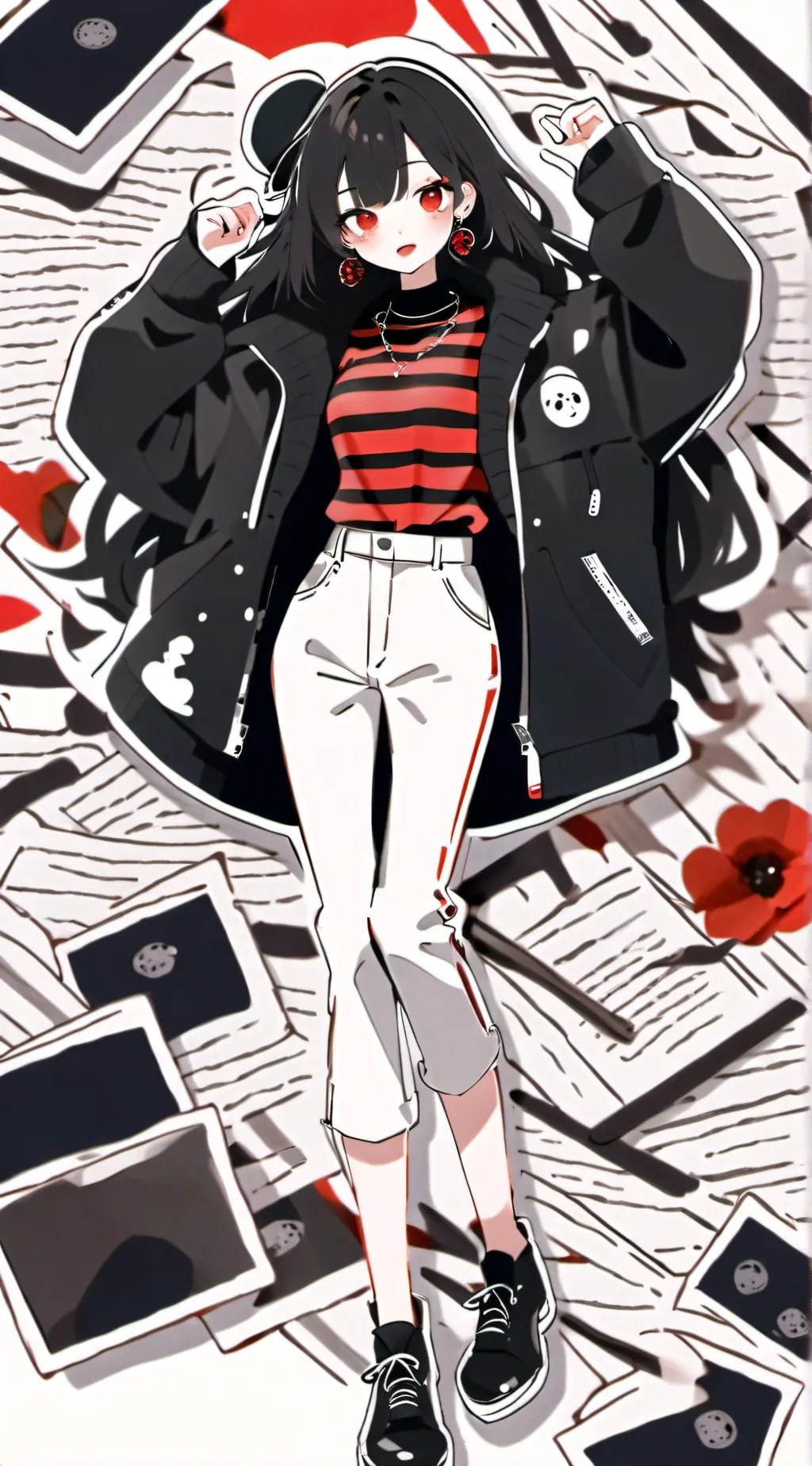 ai character: MHA Vampire  background