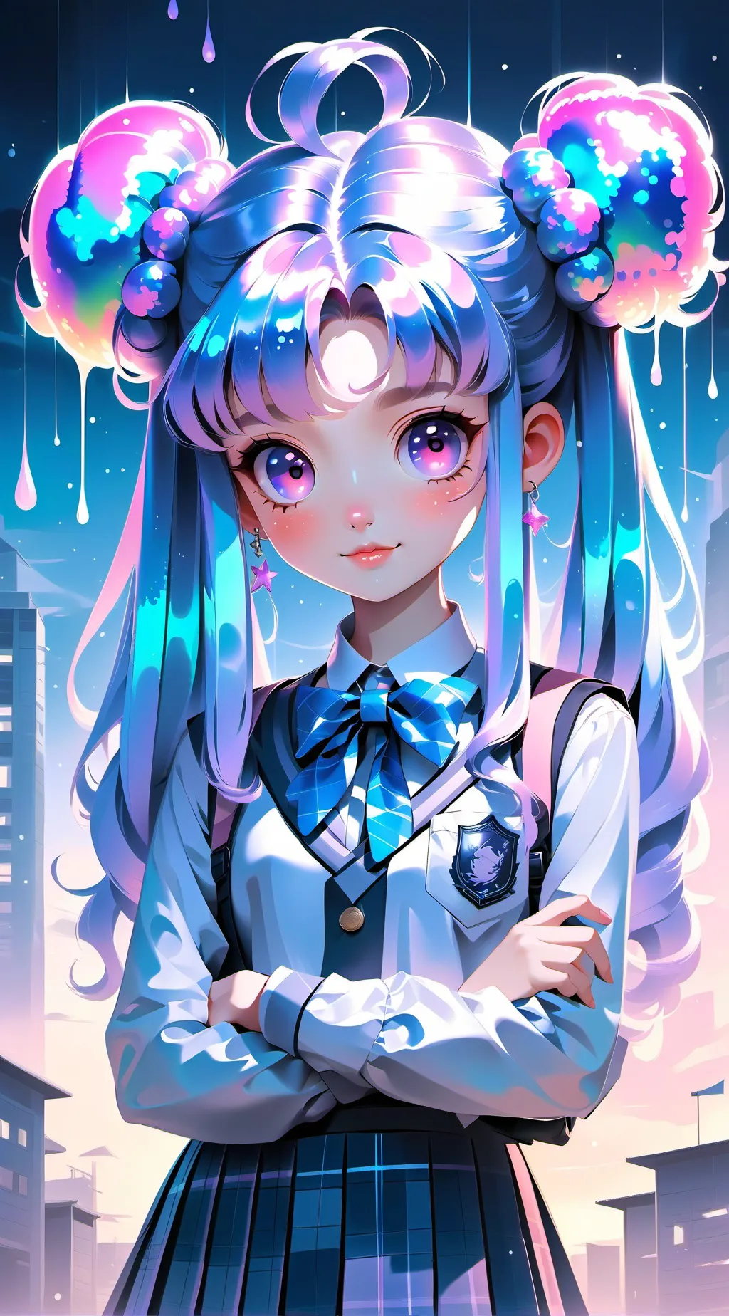 ai character: demon slayer  background