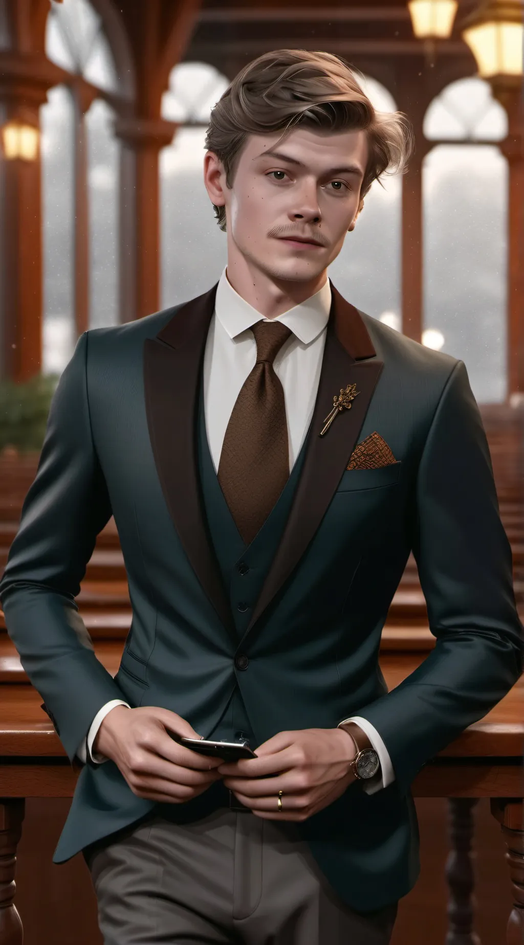 ai character: Maze runner  background