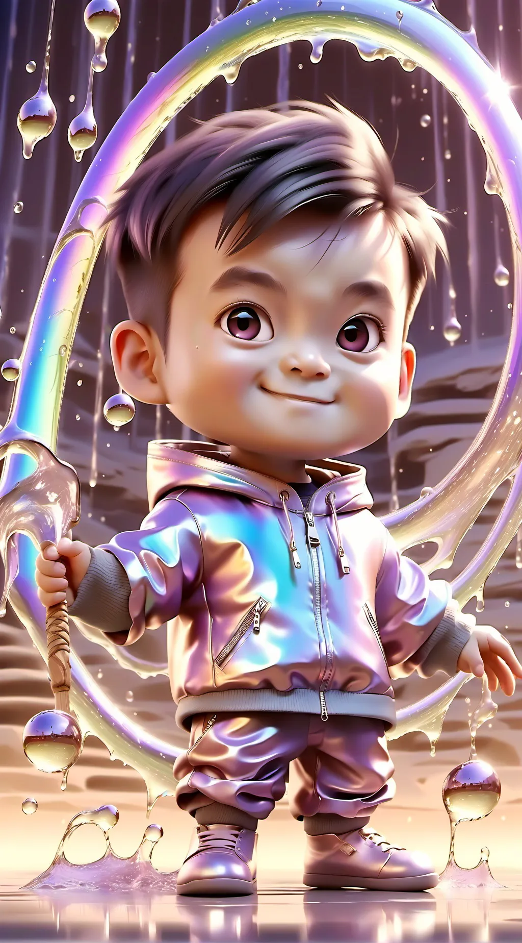 ai character: Baby billy background