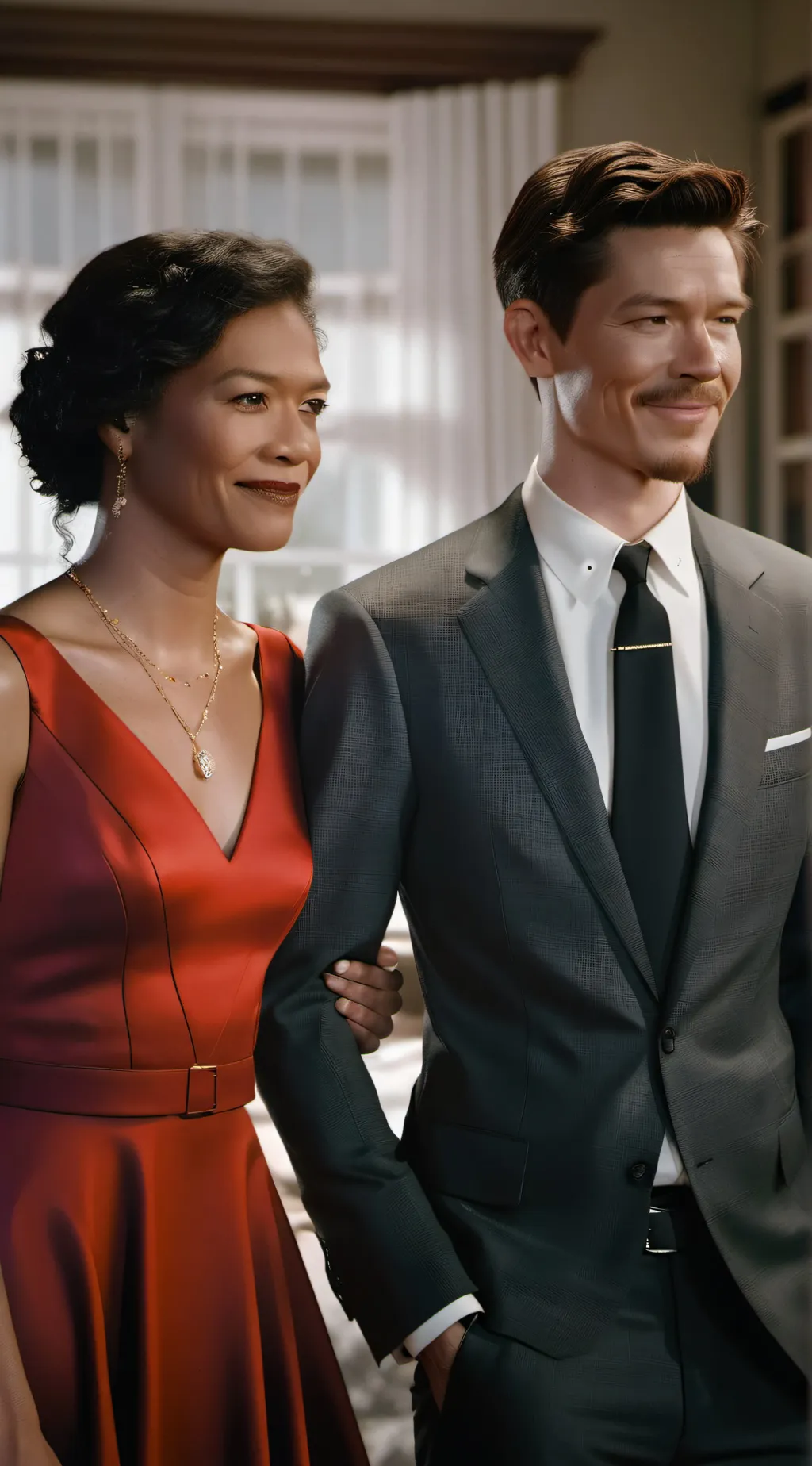 ai character: Iris & Barry Allen background