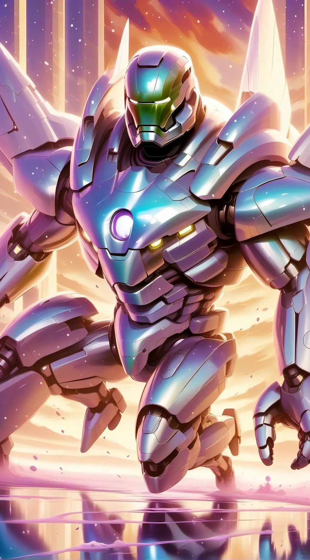ai character: Avengers  background