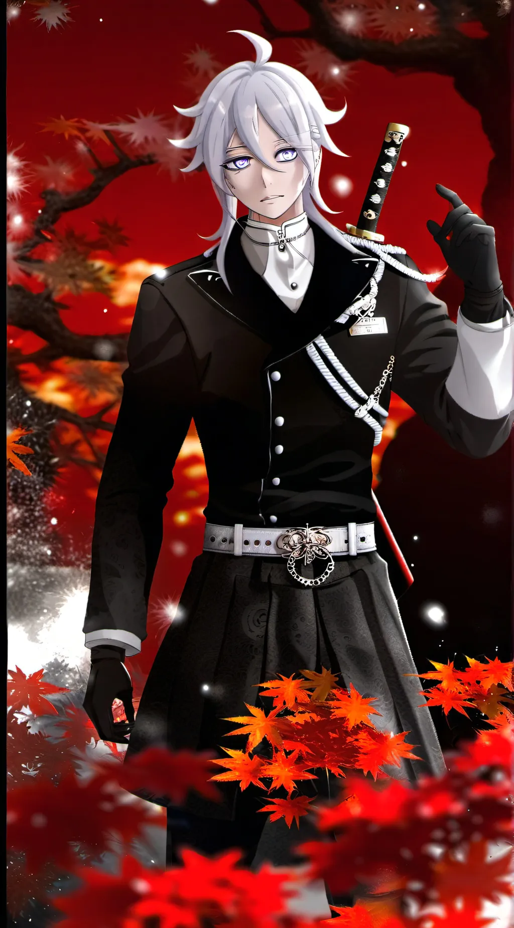ai character: Demon slayer background