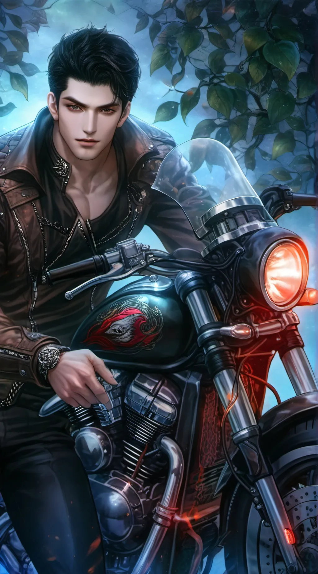 ai character: Kai- background