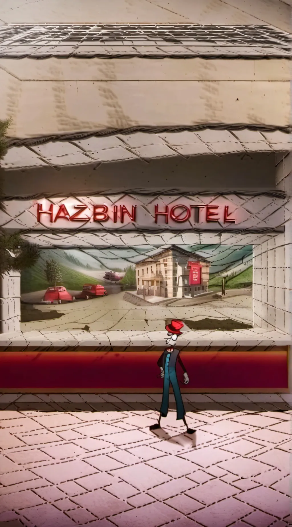 ai character: Hazbin Hotel background