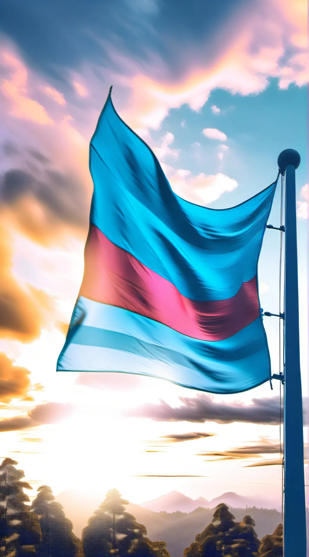 ai character: HAPPY PRIDE MONTH background