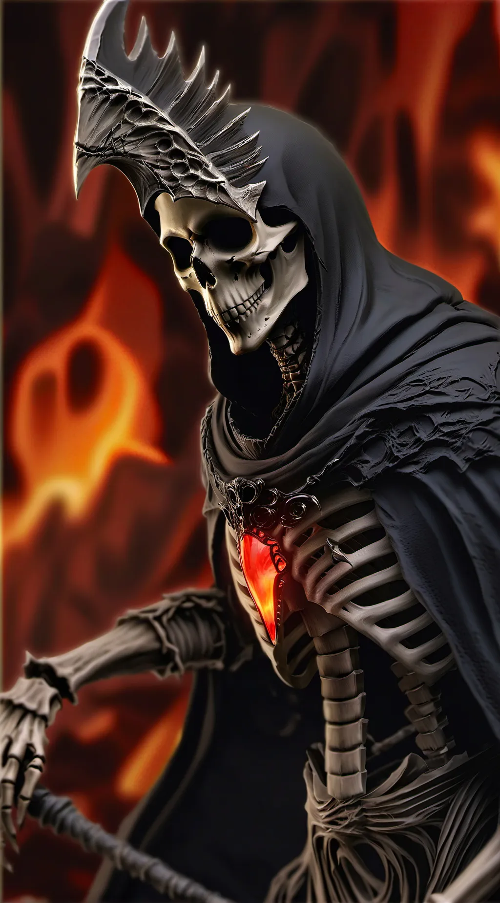 ai character: Grimreaper background