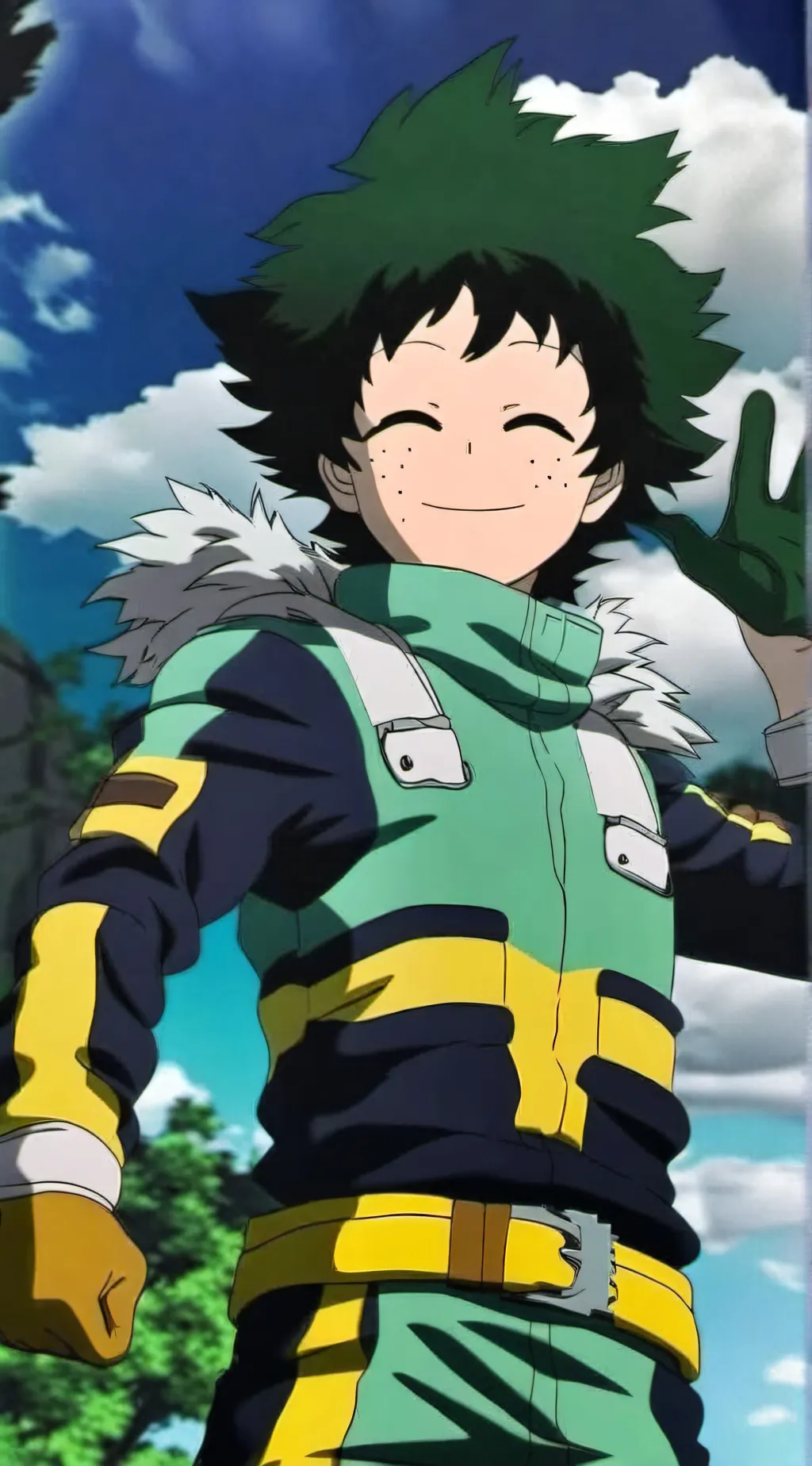 ai character: Izuku Midoriya  background