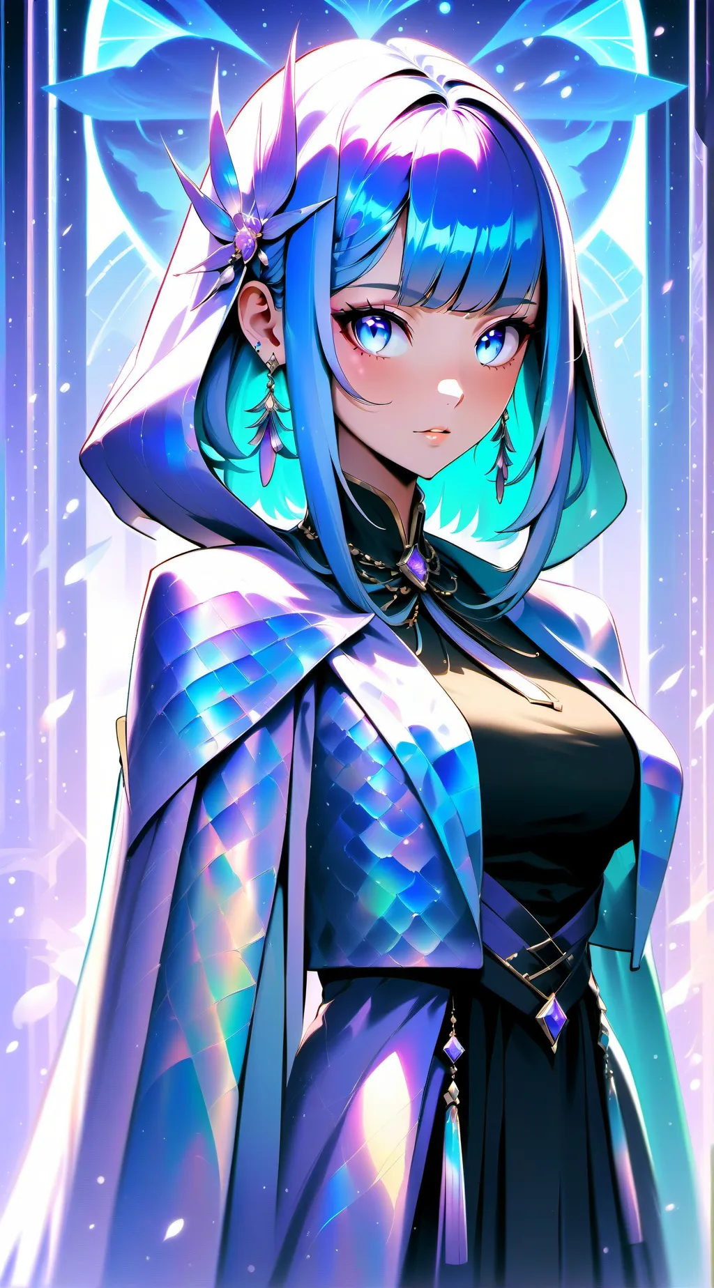 ai character: Fake crying background