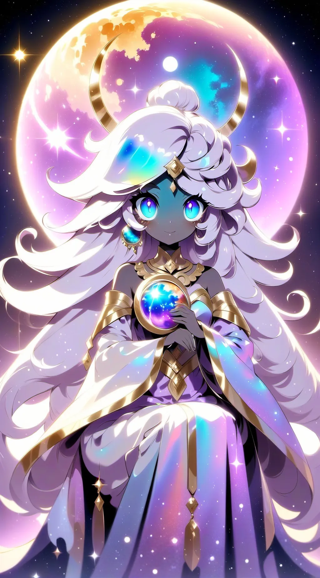 ai character: earth background