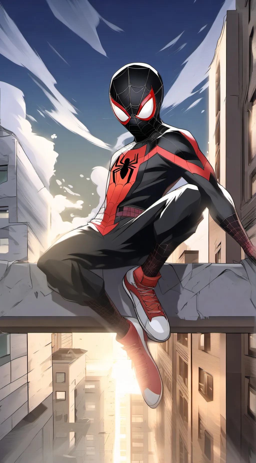 ai character: Miles Morales background