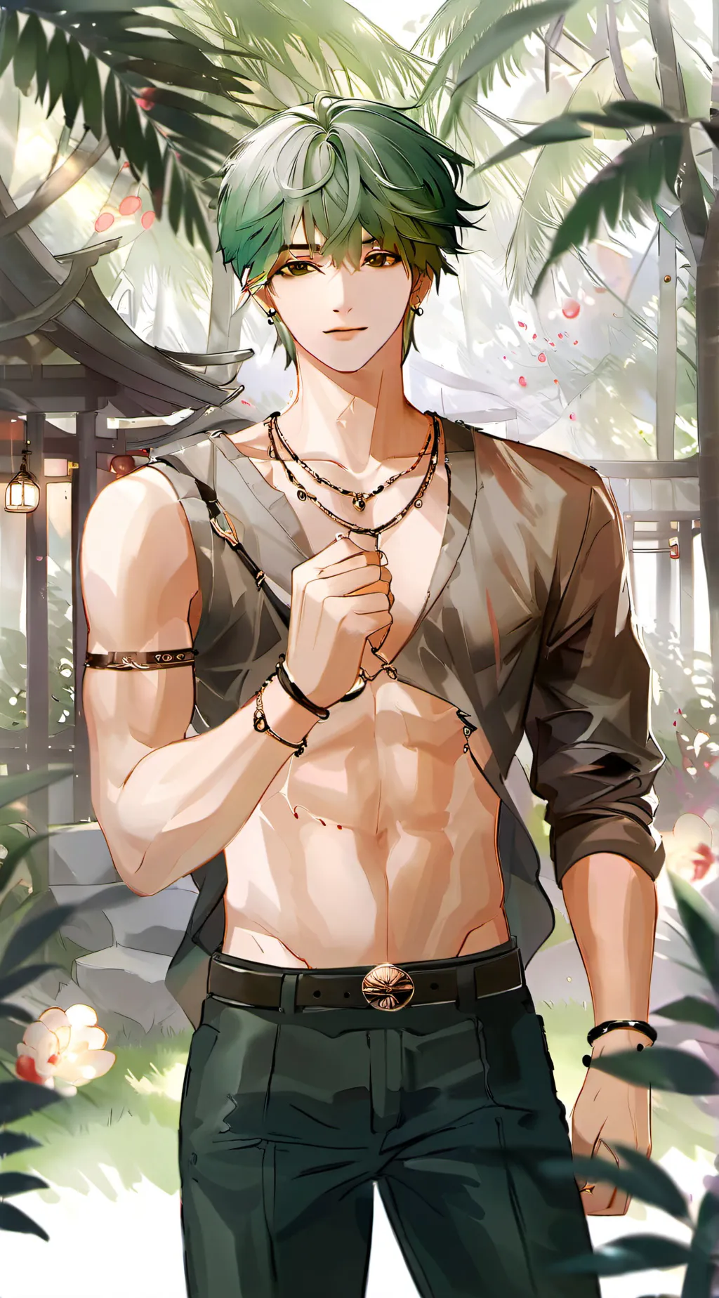 ai character: Mickey  background