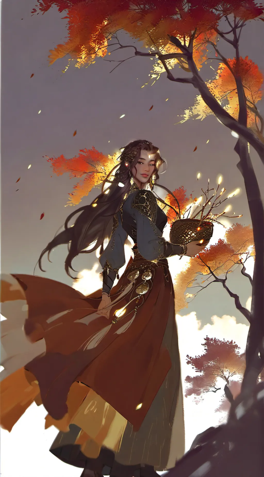 ai character: Aria background