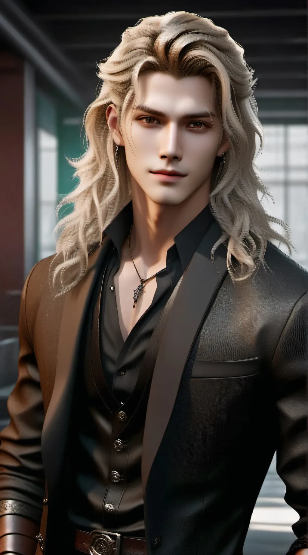 ai character: JohnBenidictScott  background