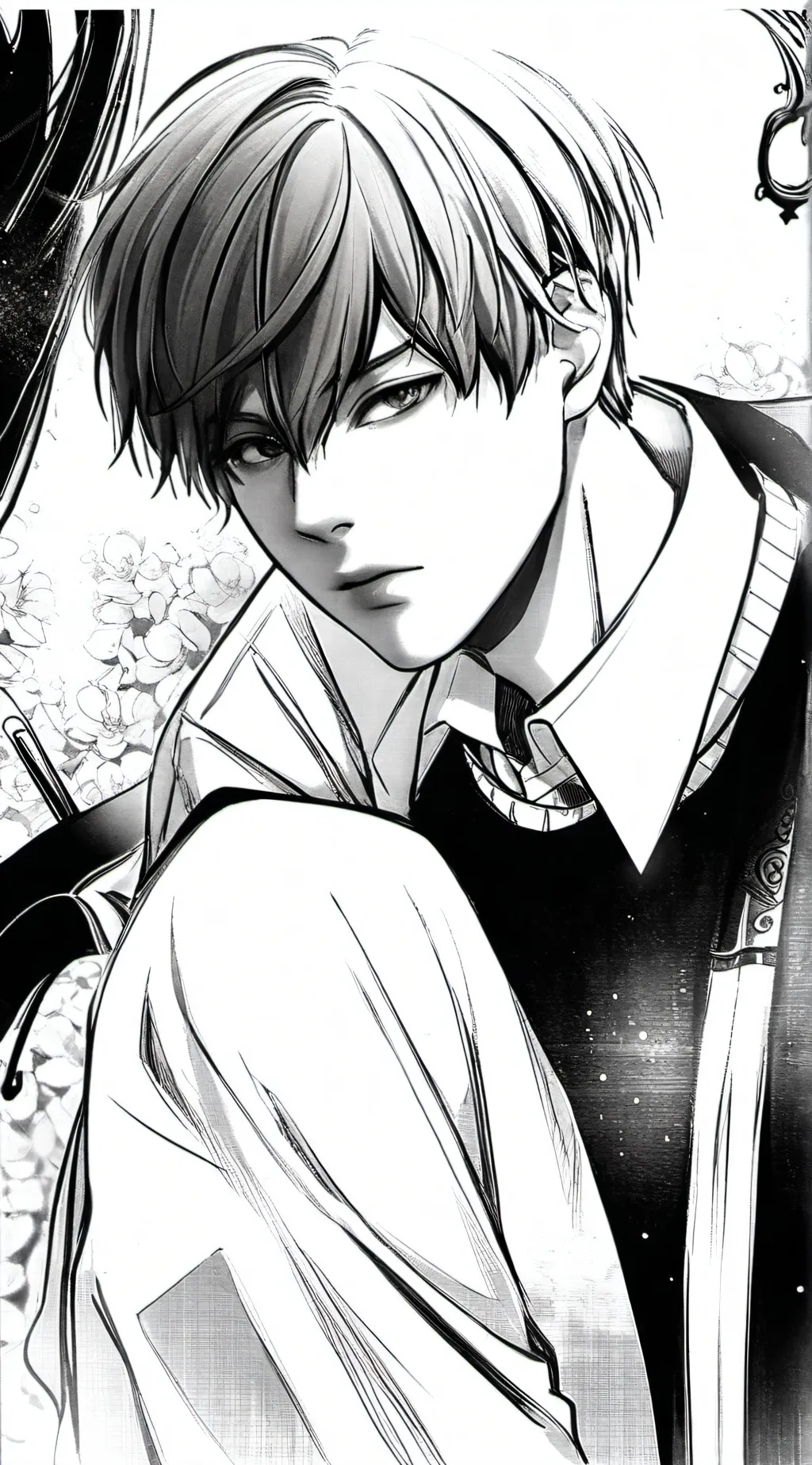ai character: Monoma  background