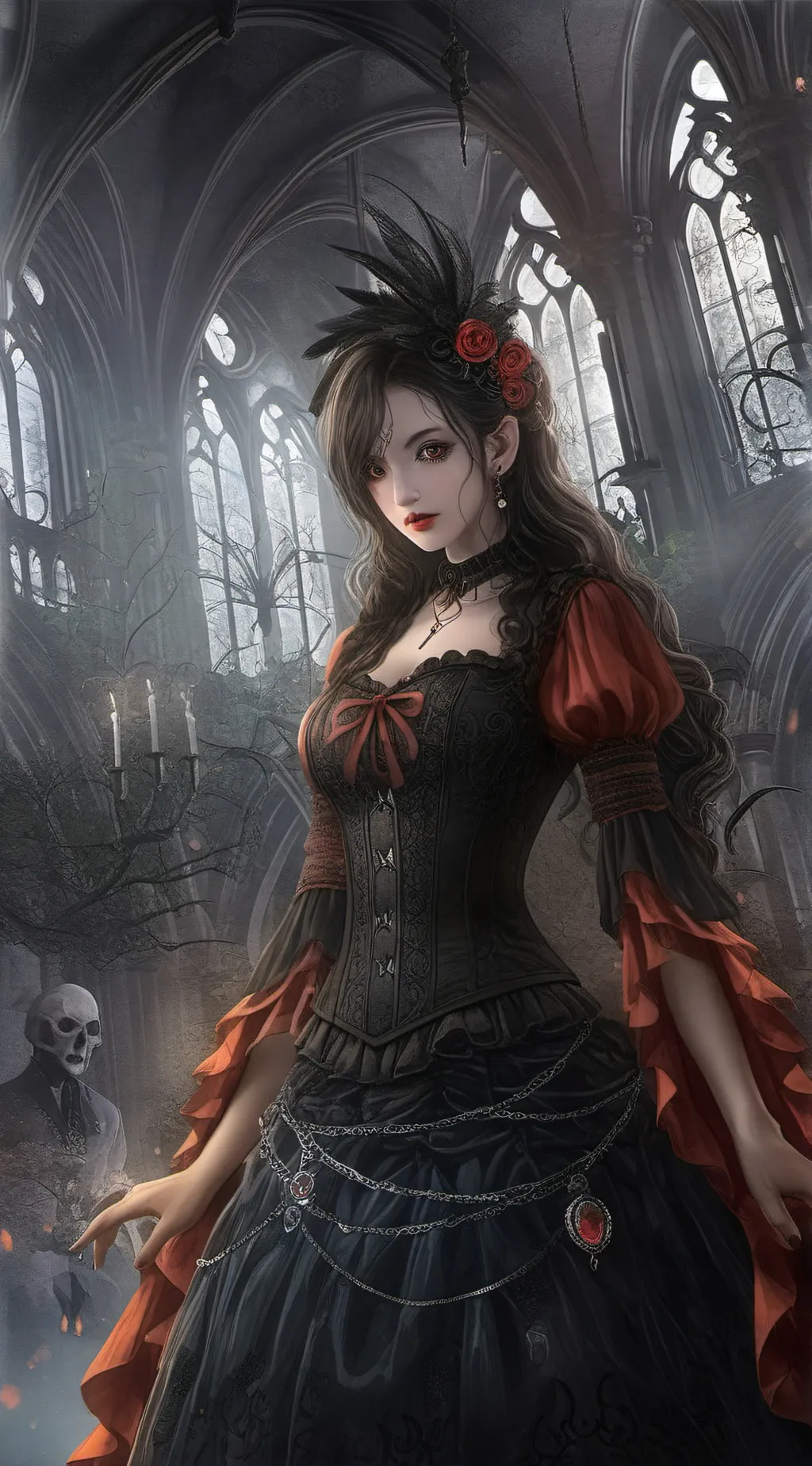ai character: Hogwarts  background