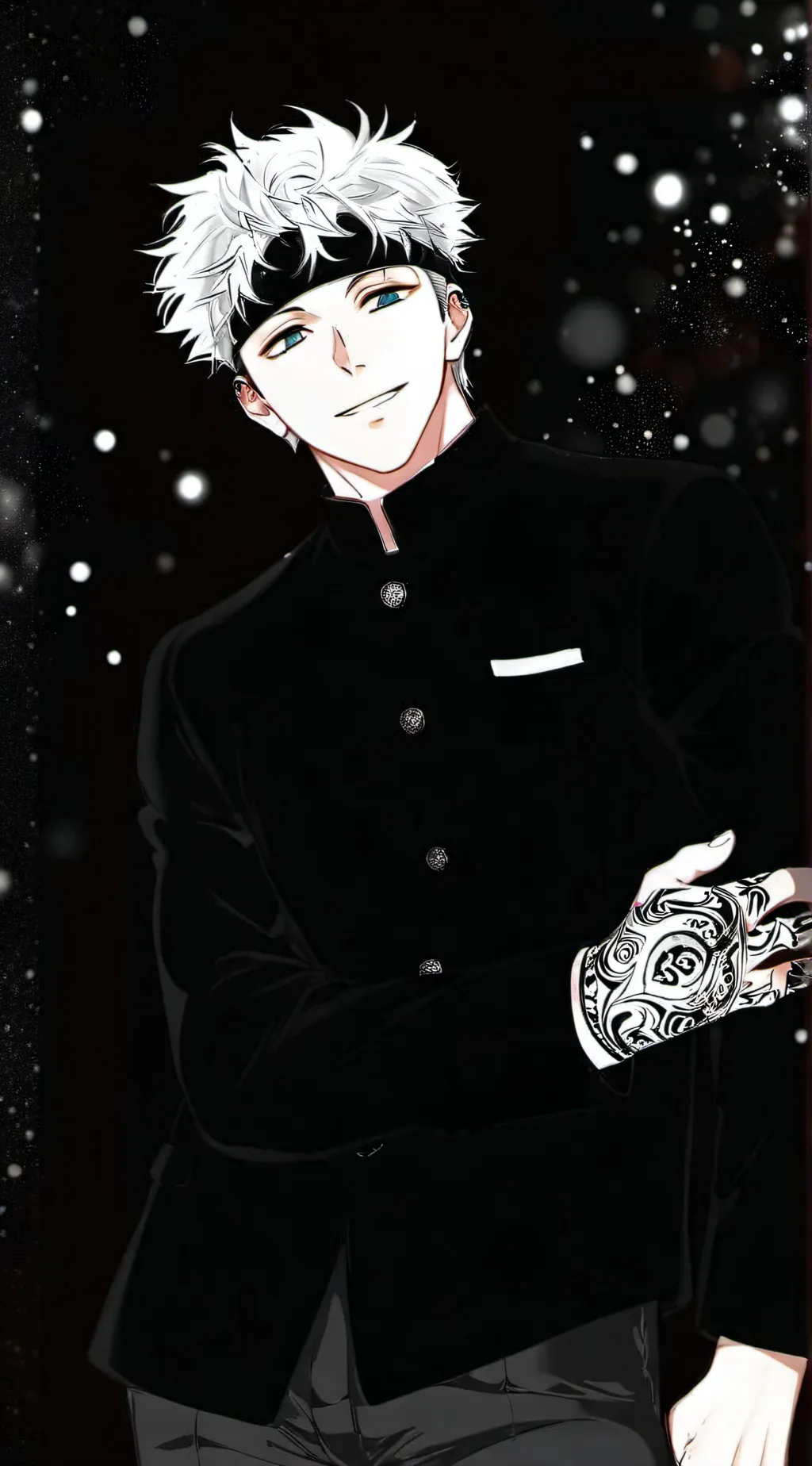 ai character: Gojo Sensi background
