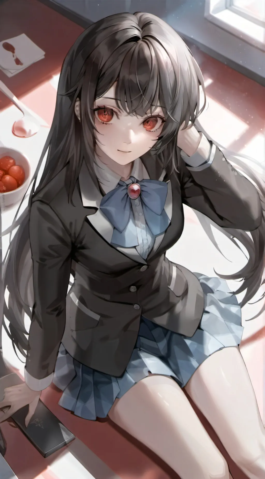 ai character: Amelia wakaizumi background