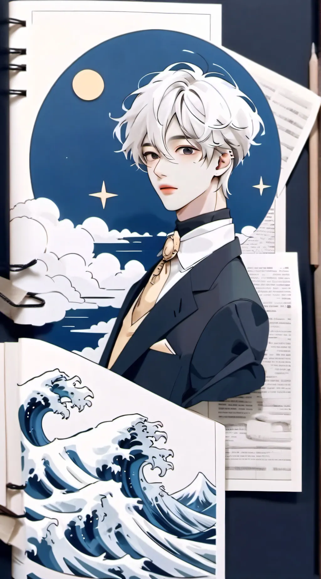 ai character: skz💗 background